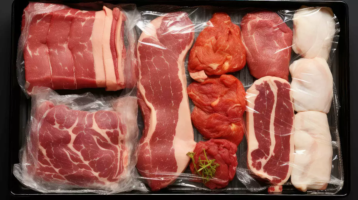 Colis de demi-agneau d'environ 6kg